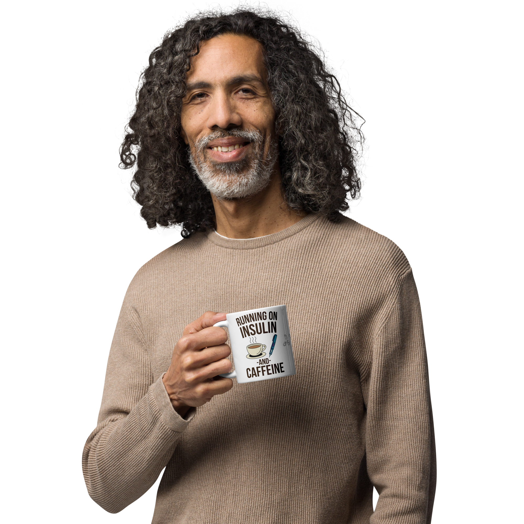 Running on insulin and caffeine - Mug