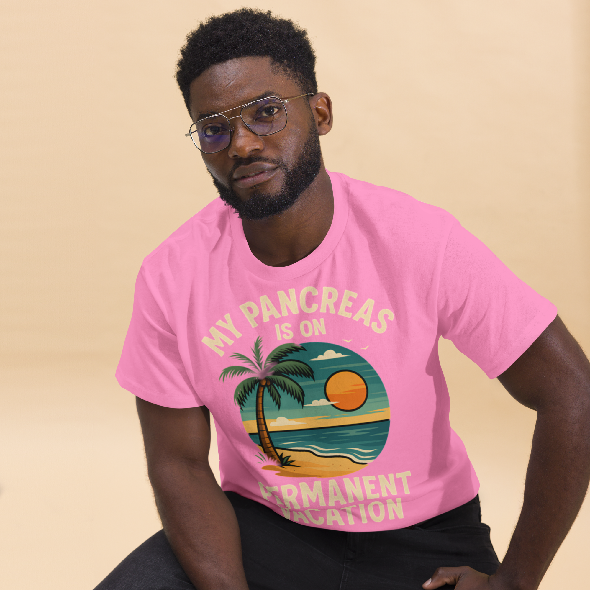 Pancreas on holiday - Male shirt