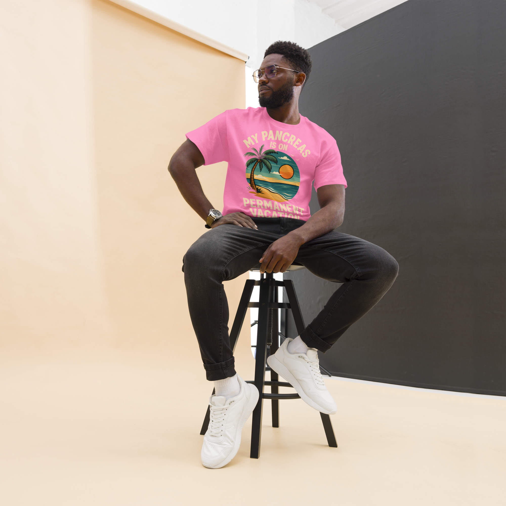 Pancreas on holiday - Male shirt