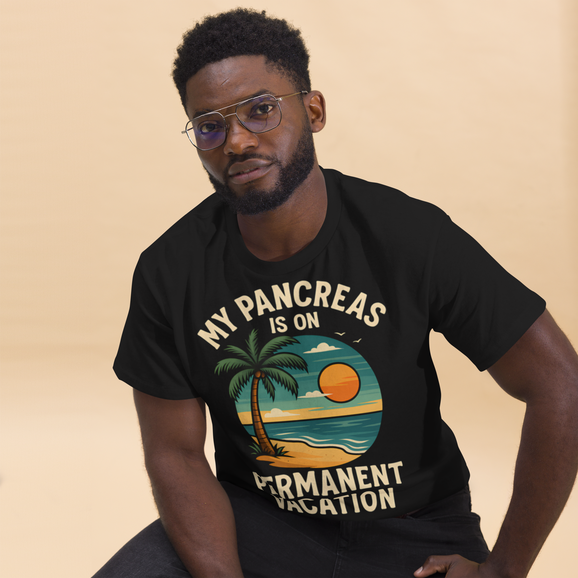 Pancreas on holiday - Male shirt