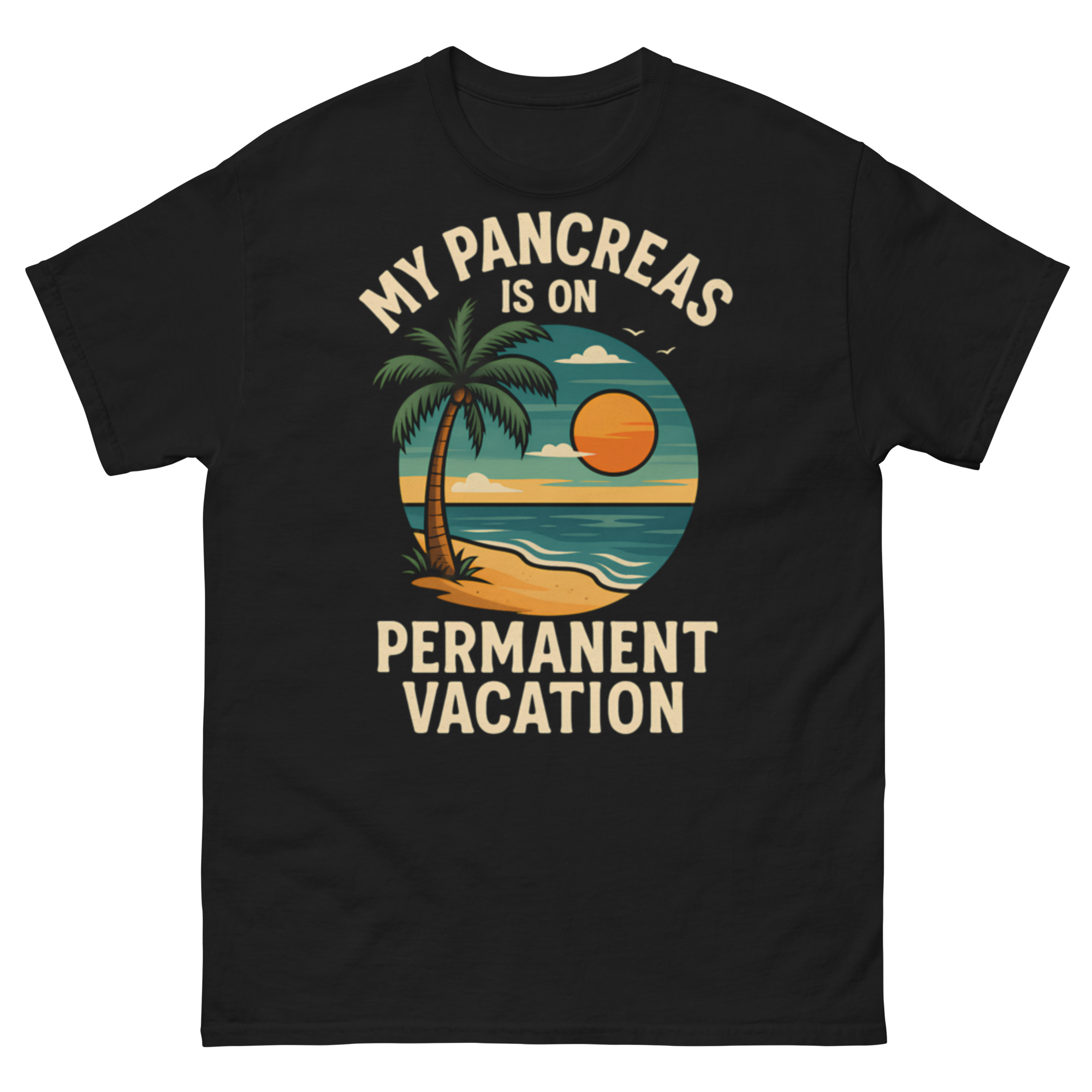 Pancreas on holiday - Male shirt