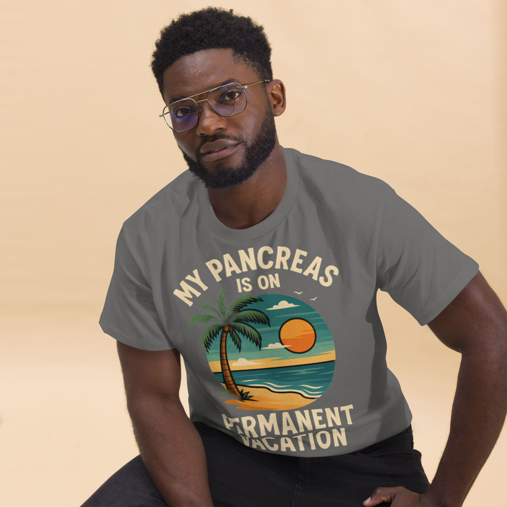 Pancreas on holiday - Male shirt