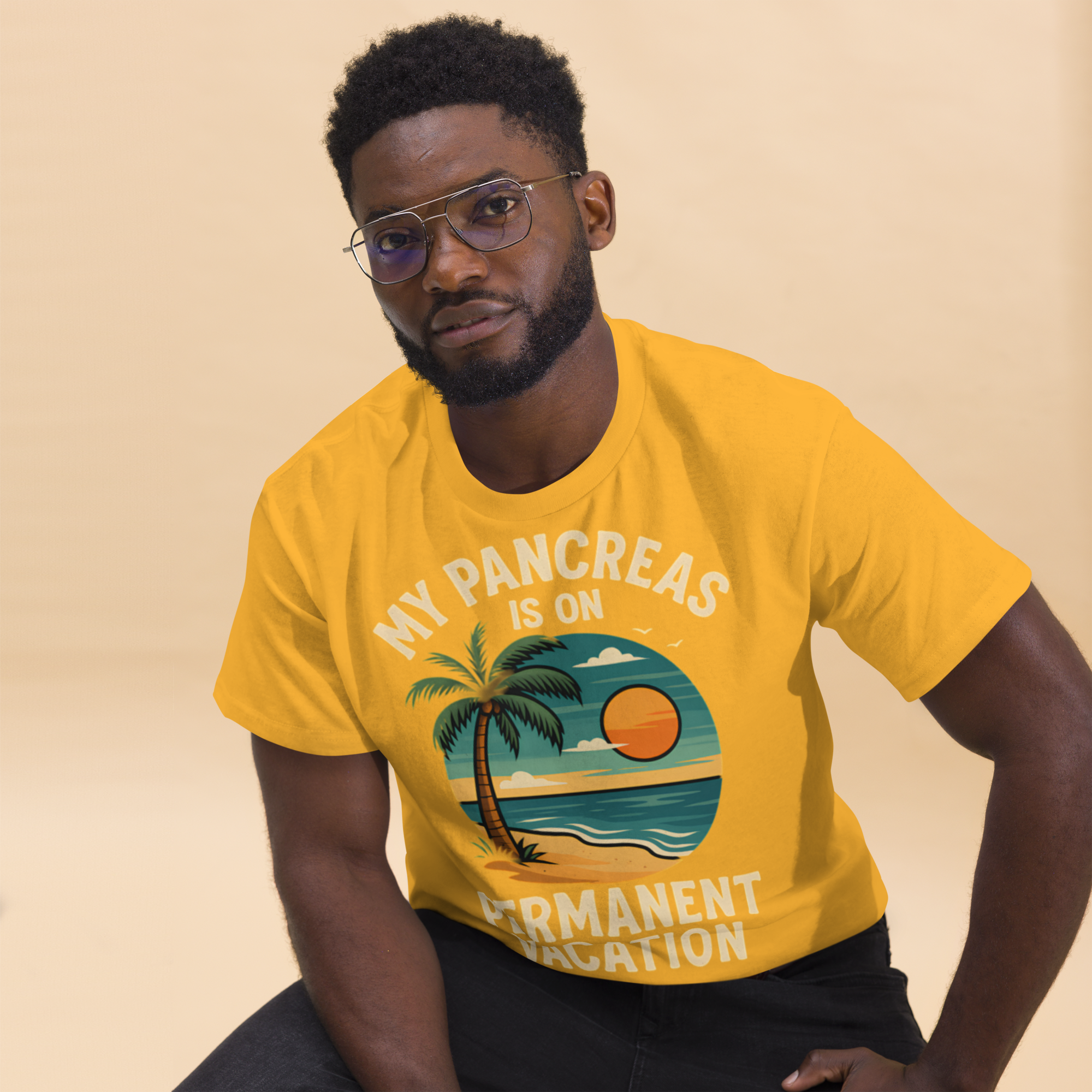 Pancreas on holiday - Male shirt