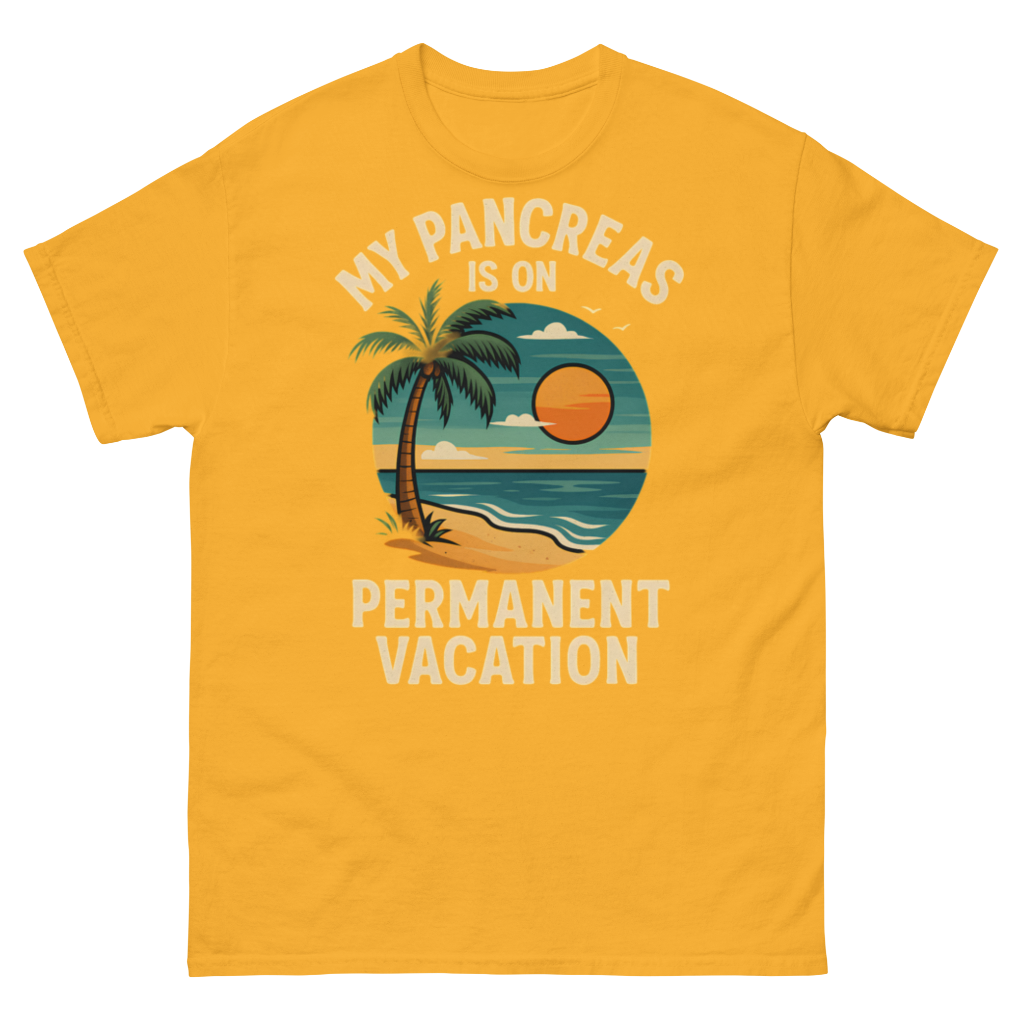 Pancreas on holiday - Male shirt