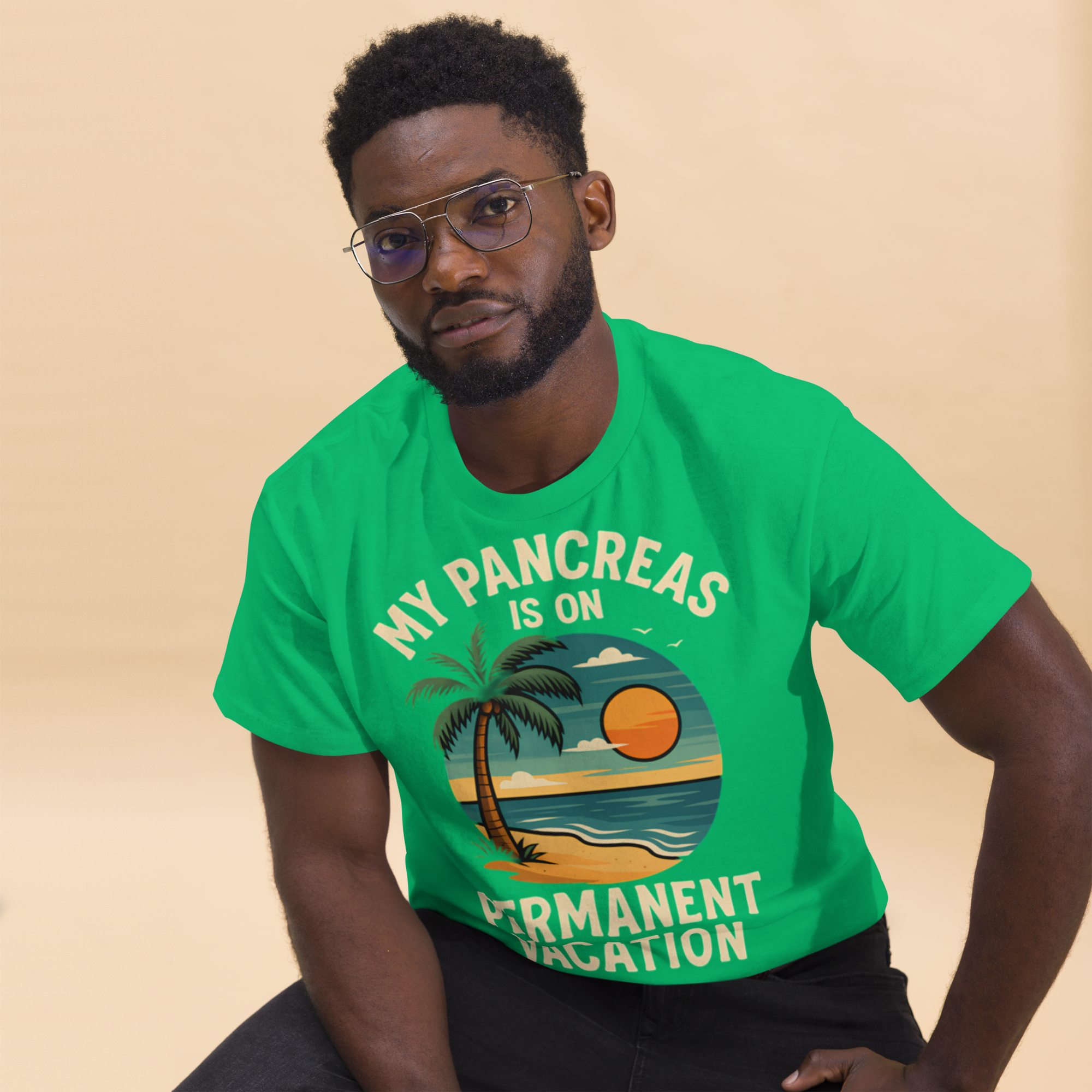 Pancreas on holiday - Male shirt