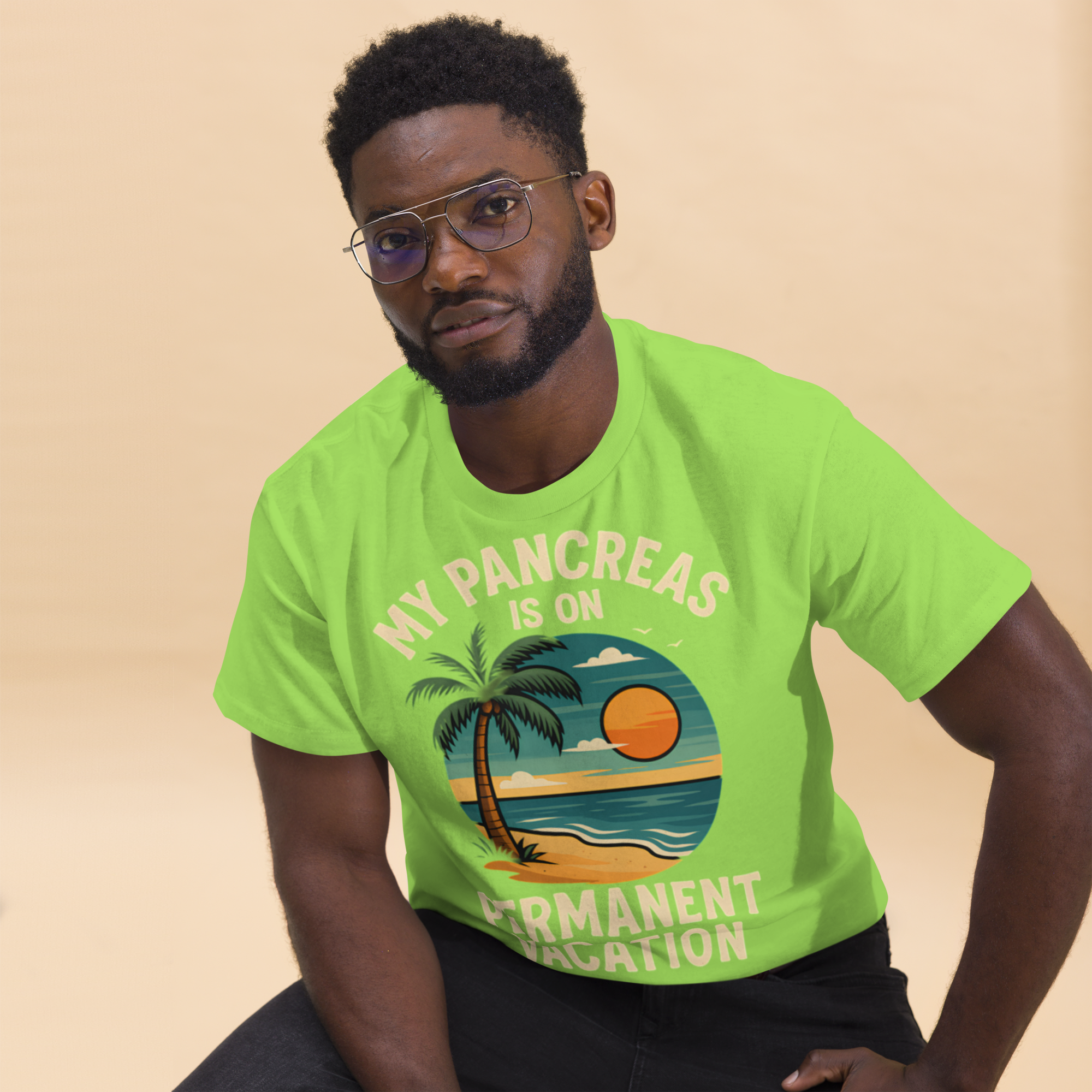 Pancreas on holiday - Male shirt