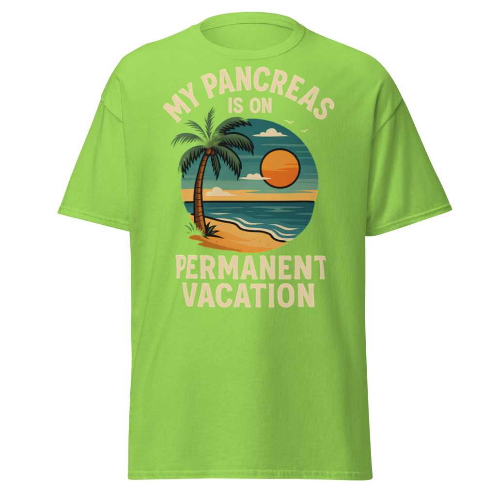 Pancreas on holiday - Male shirt