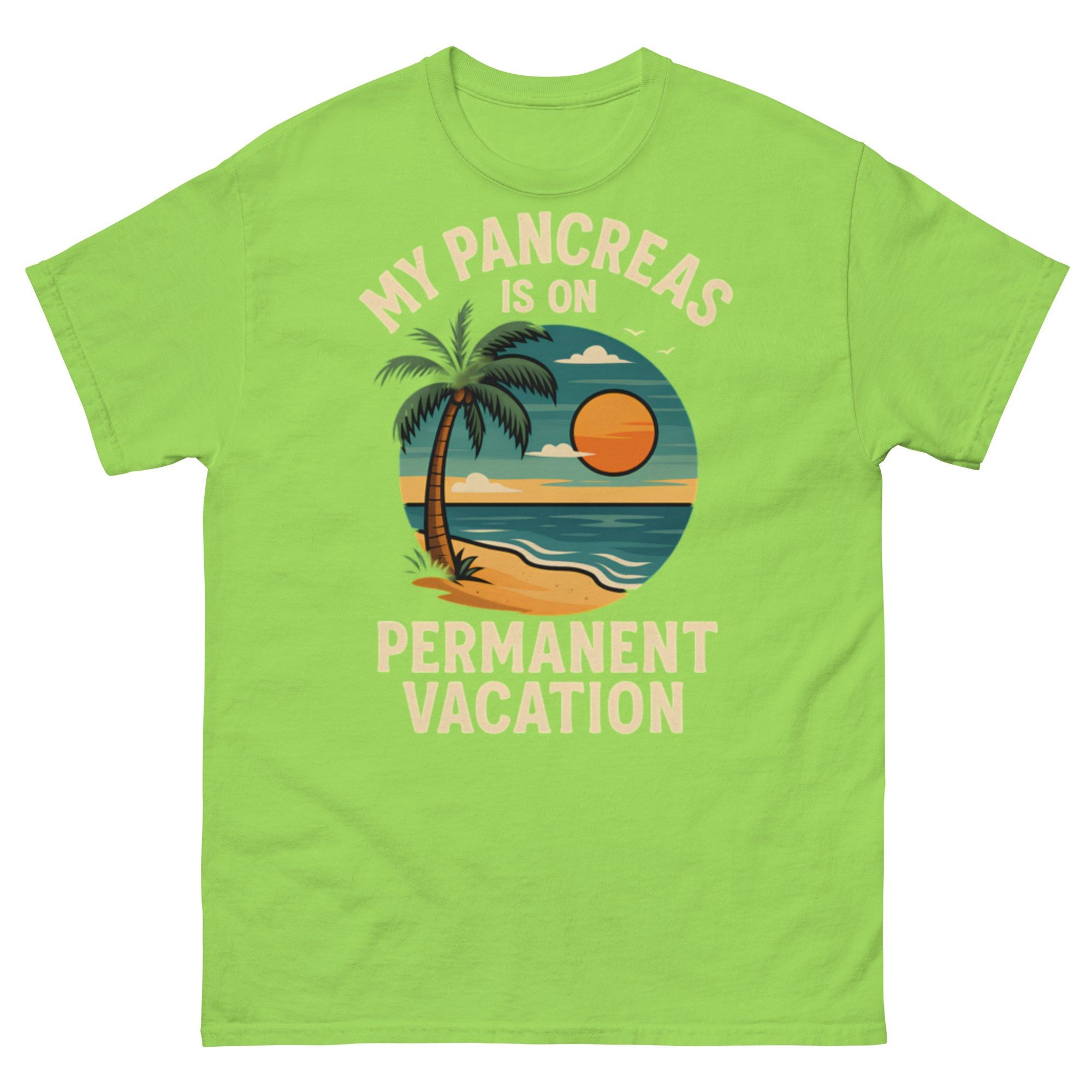 Pancreas on holiday - Male shirt