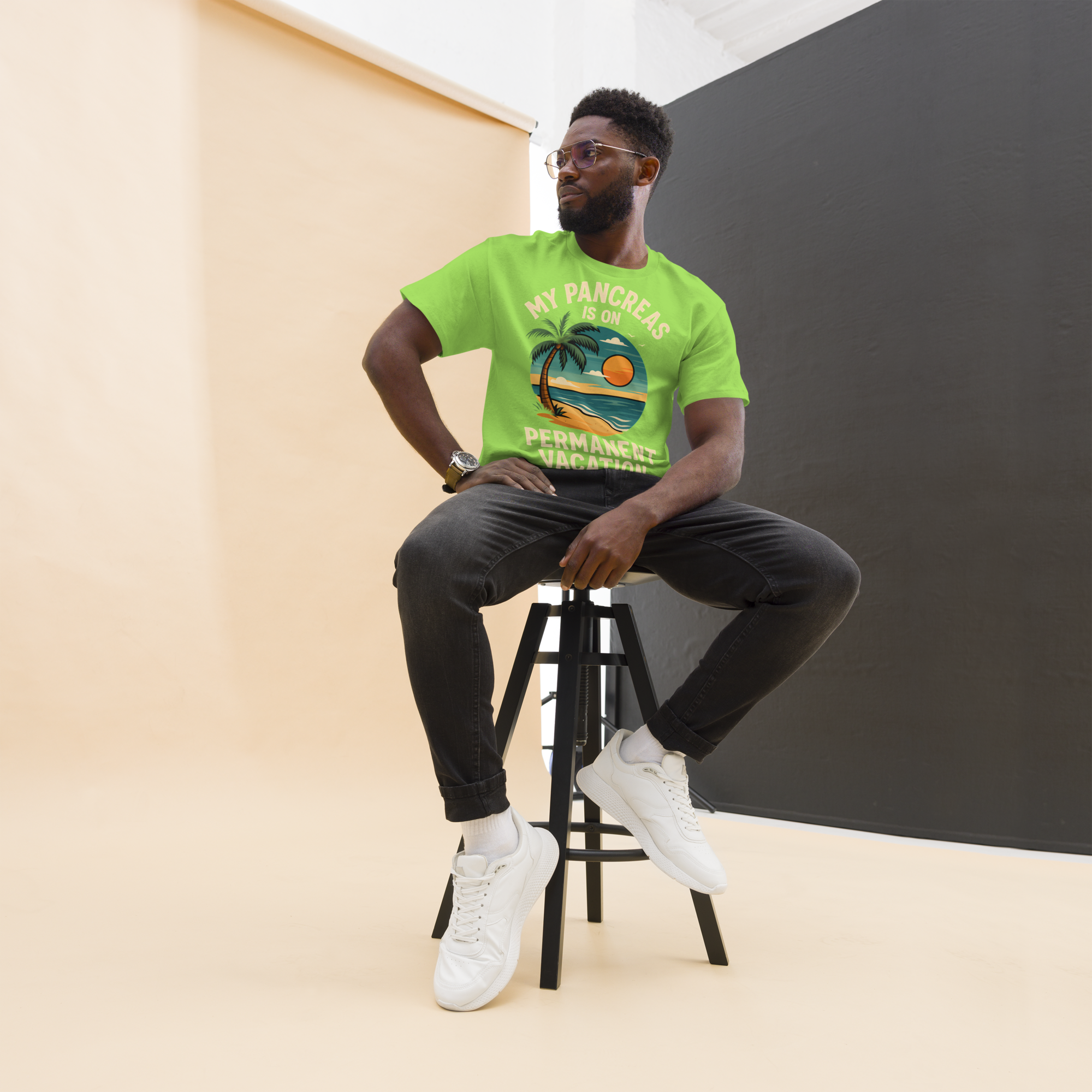 Pancreas on holiday - Male shirt
