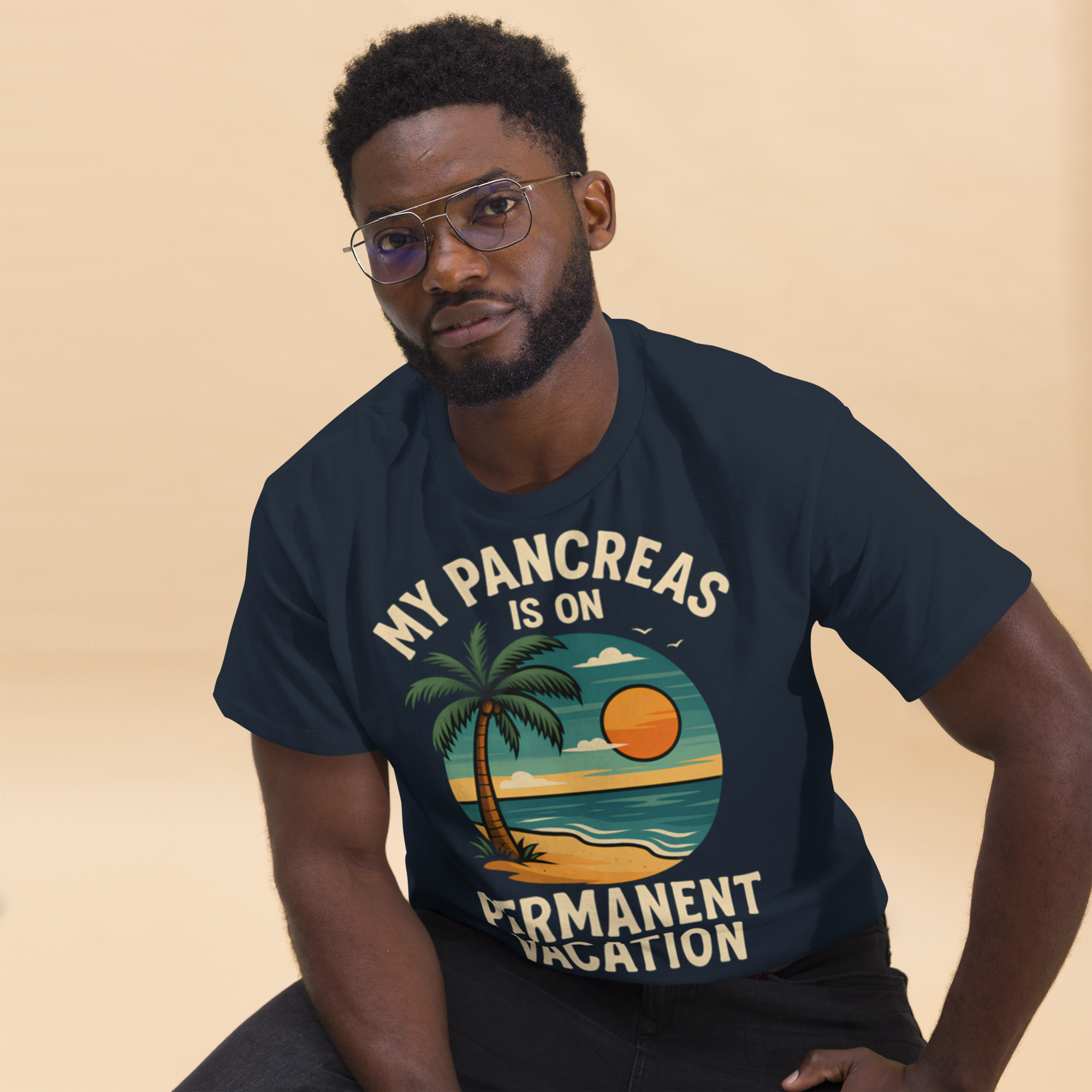 Pancreas on holiday - Male shirt