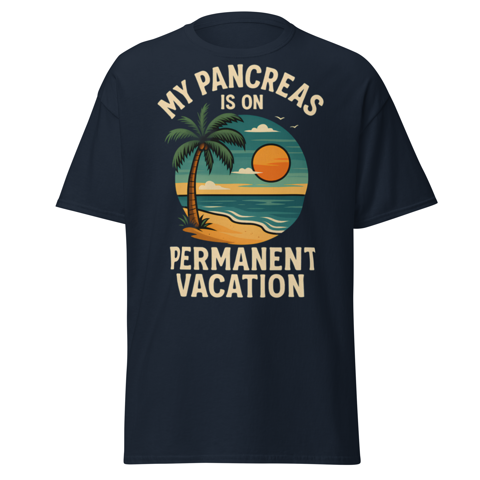 Pancreas on holiday - Male shirt