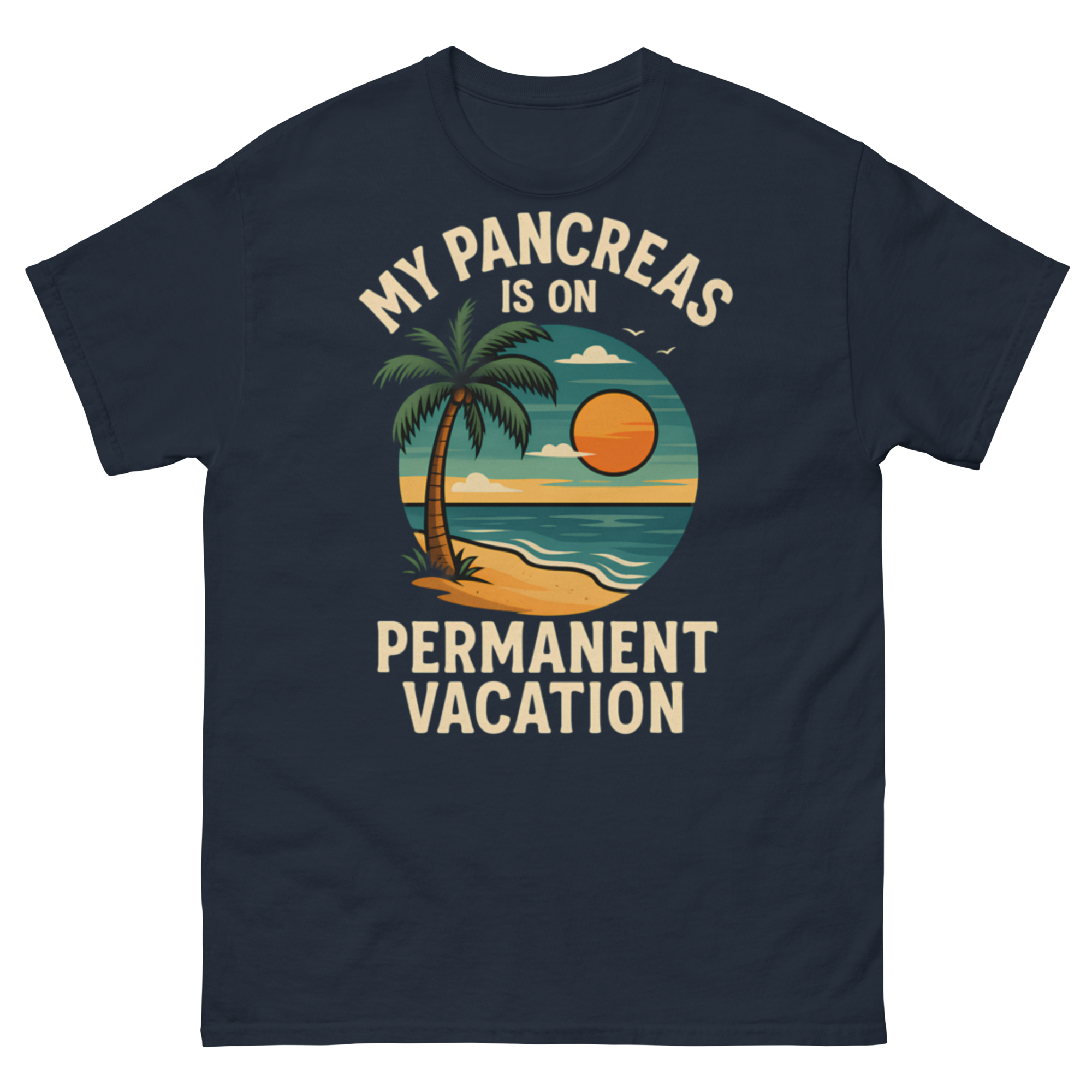 Pancreas on holiday - Male shirt