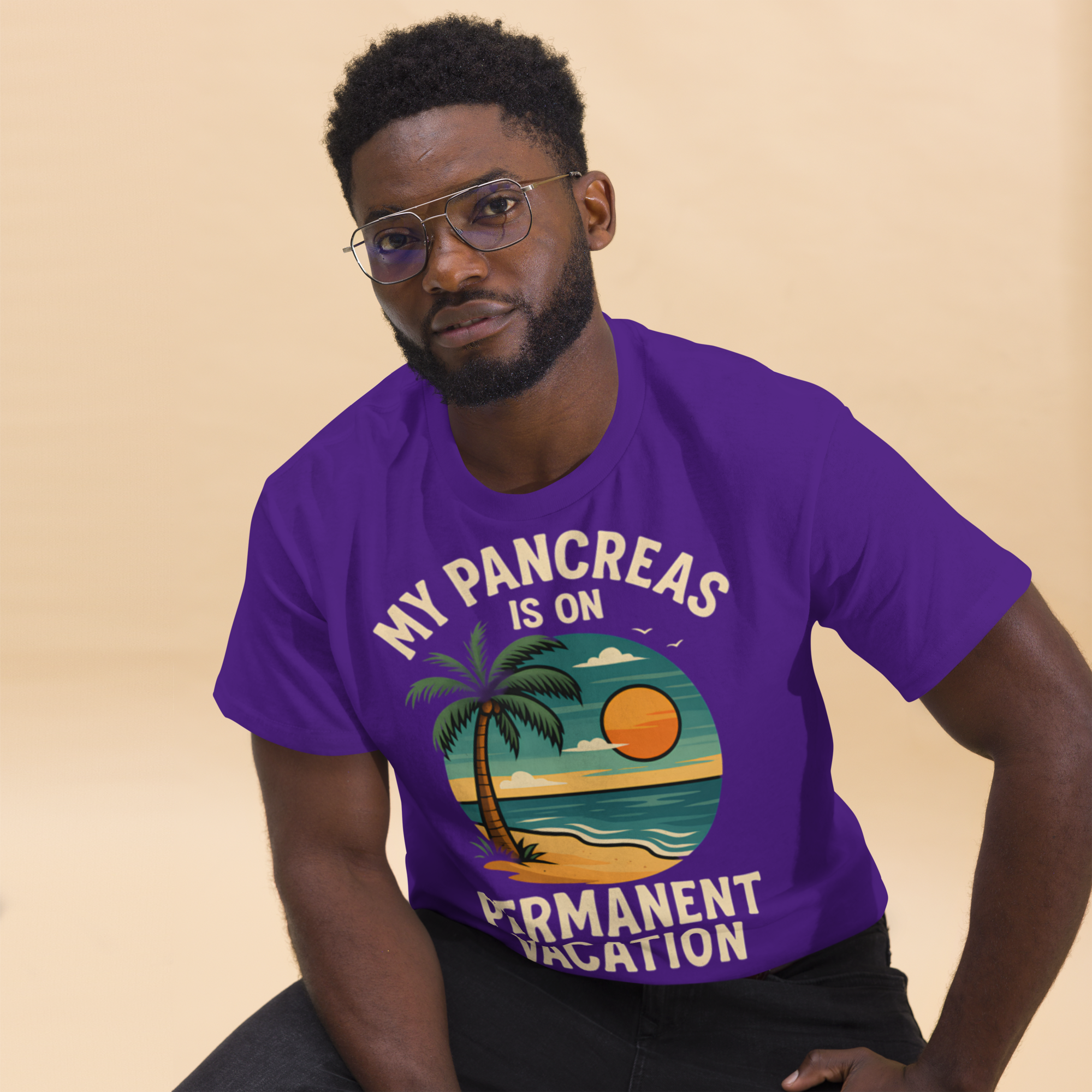 Pancreas on holiday - Male shirt