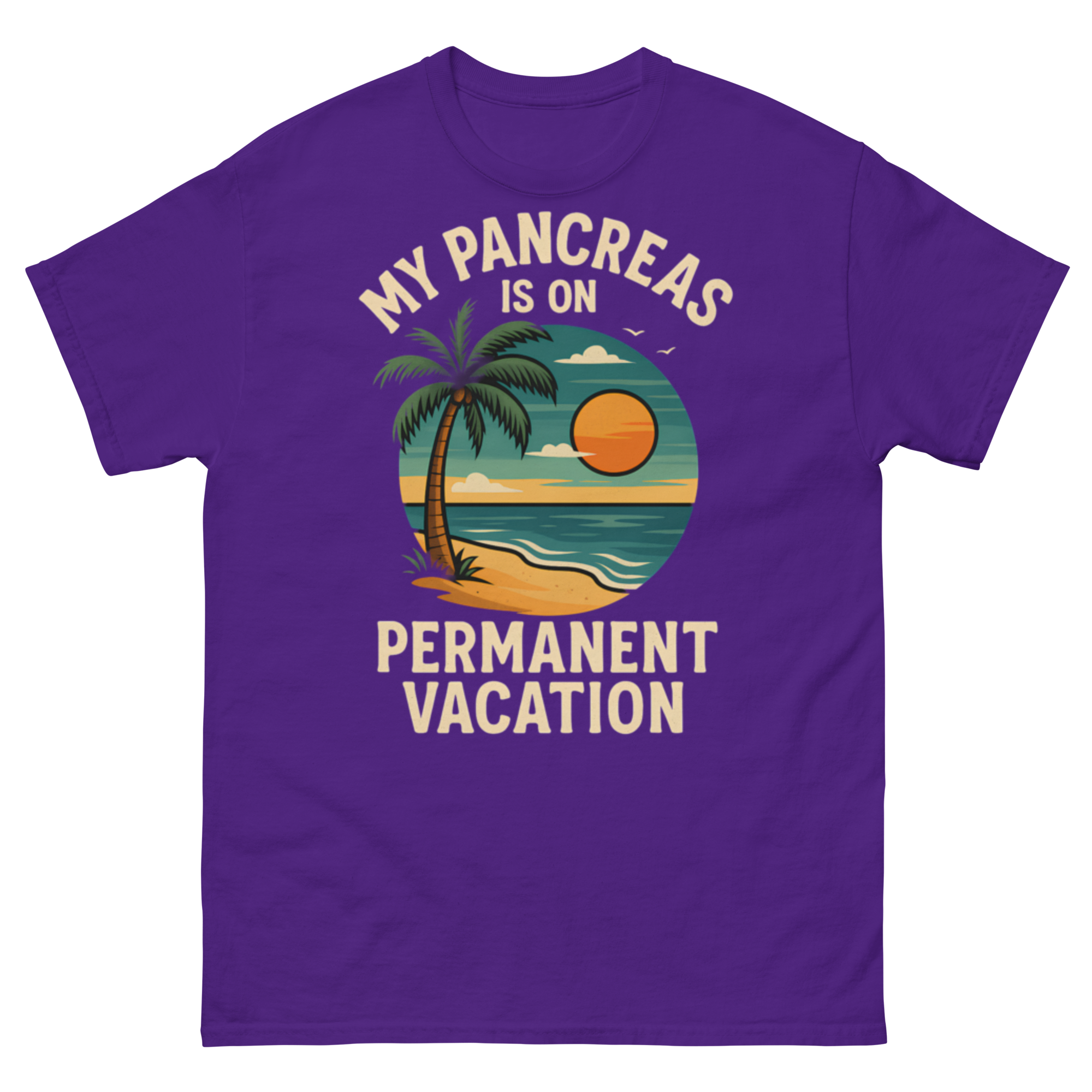 Pancreas on holiday - Male shirt