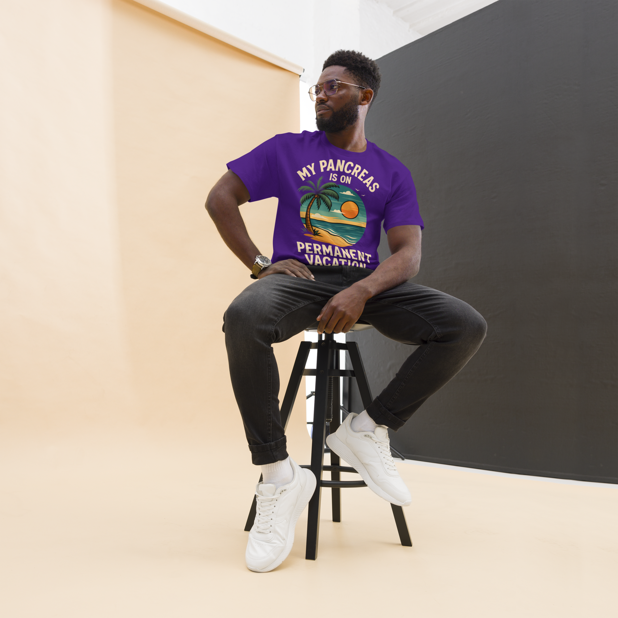 Pancreas on holiday - Male shirt