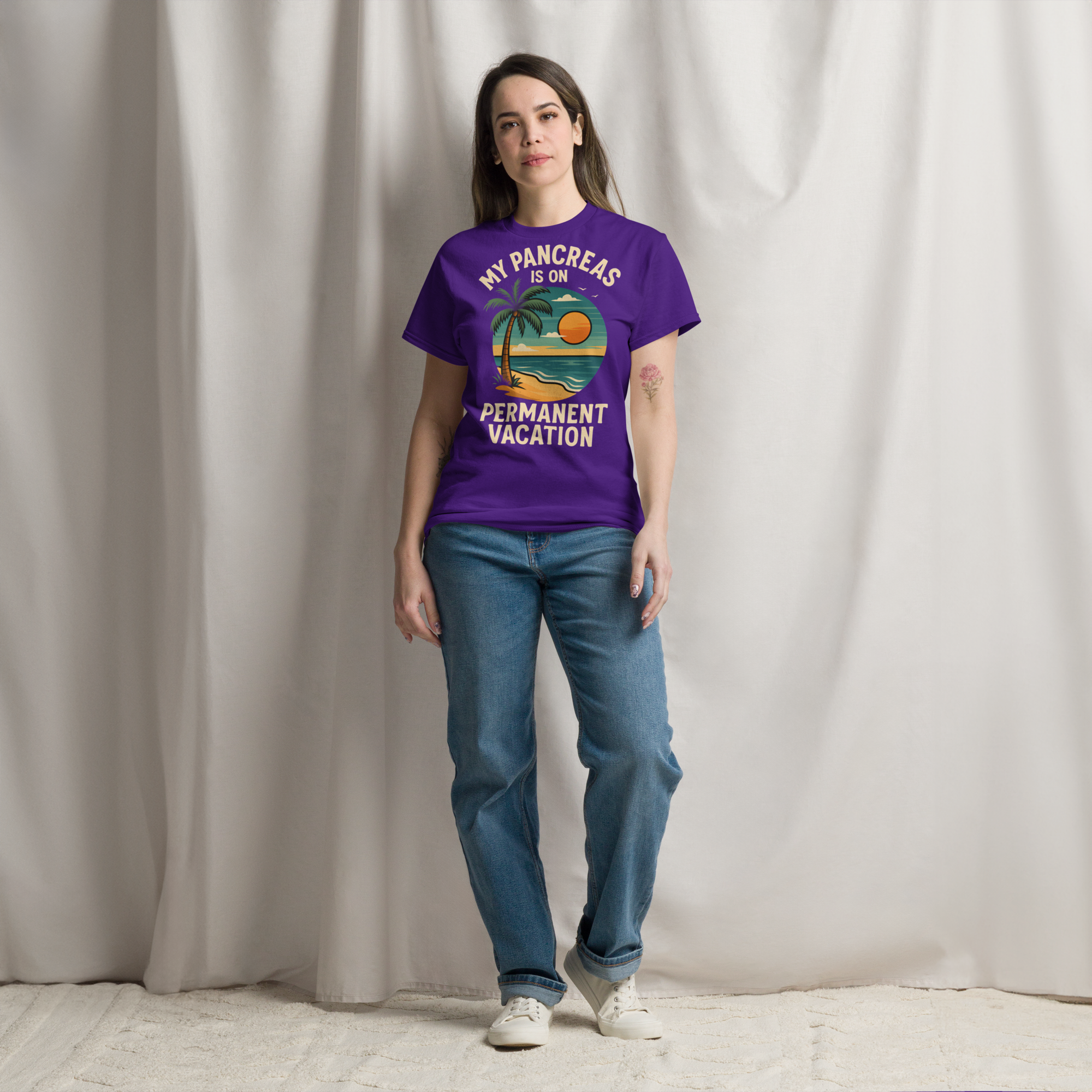 Pancreas on holiday - Female shirt