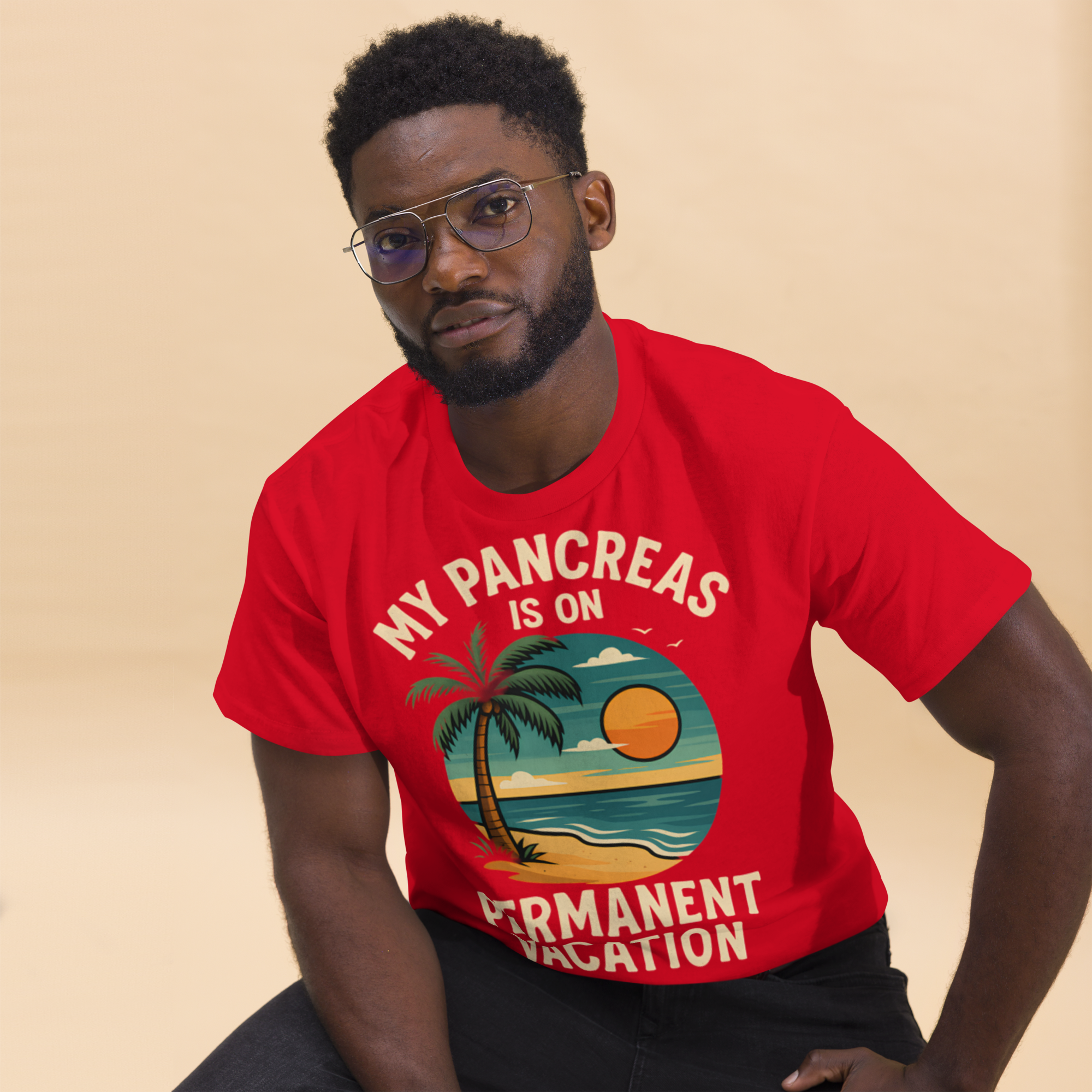 Pancreas on holiday - Male shirt