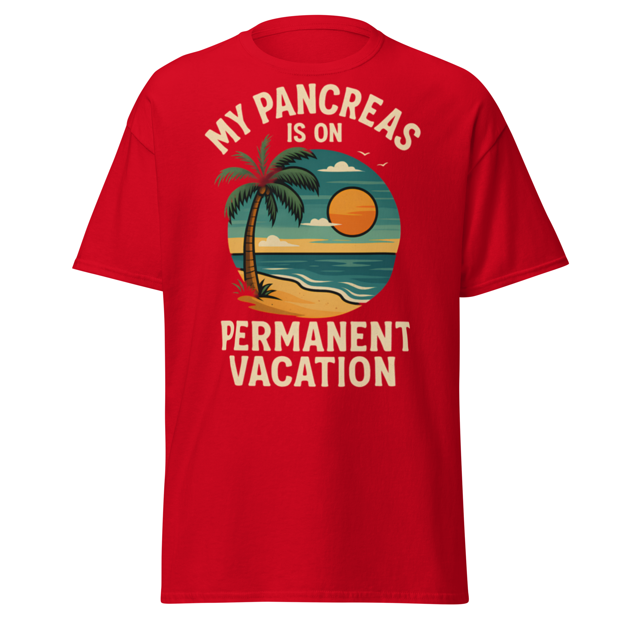 Pancreas on holiday - Male shirt
