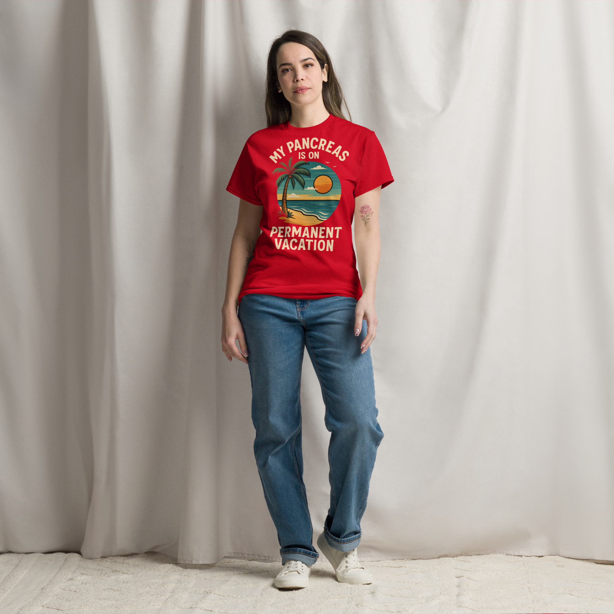 Pancreas on holiday - Female shirt