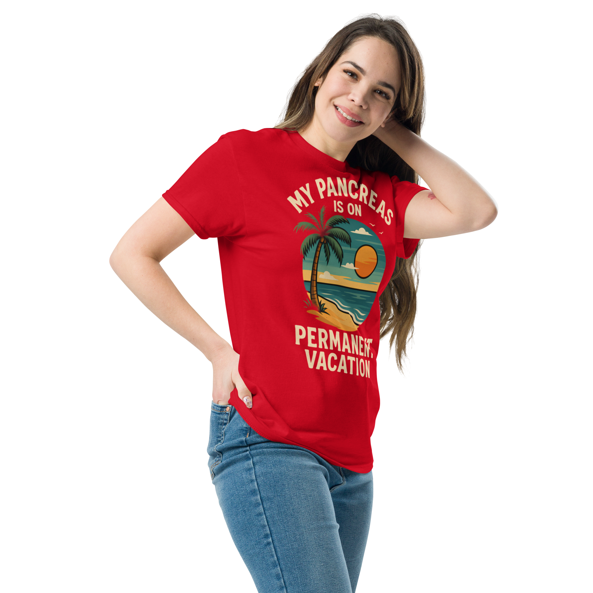 Pancreas on holiday - Female shirt