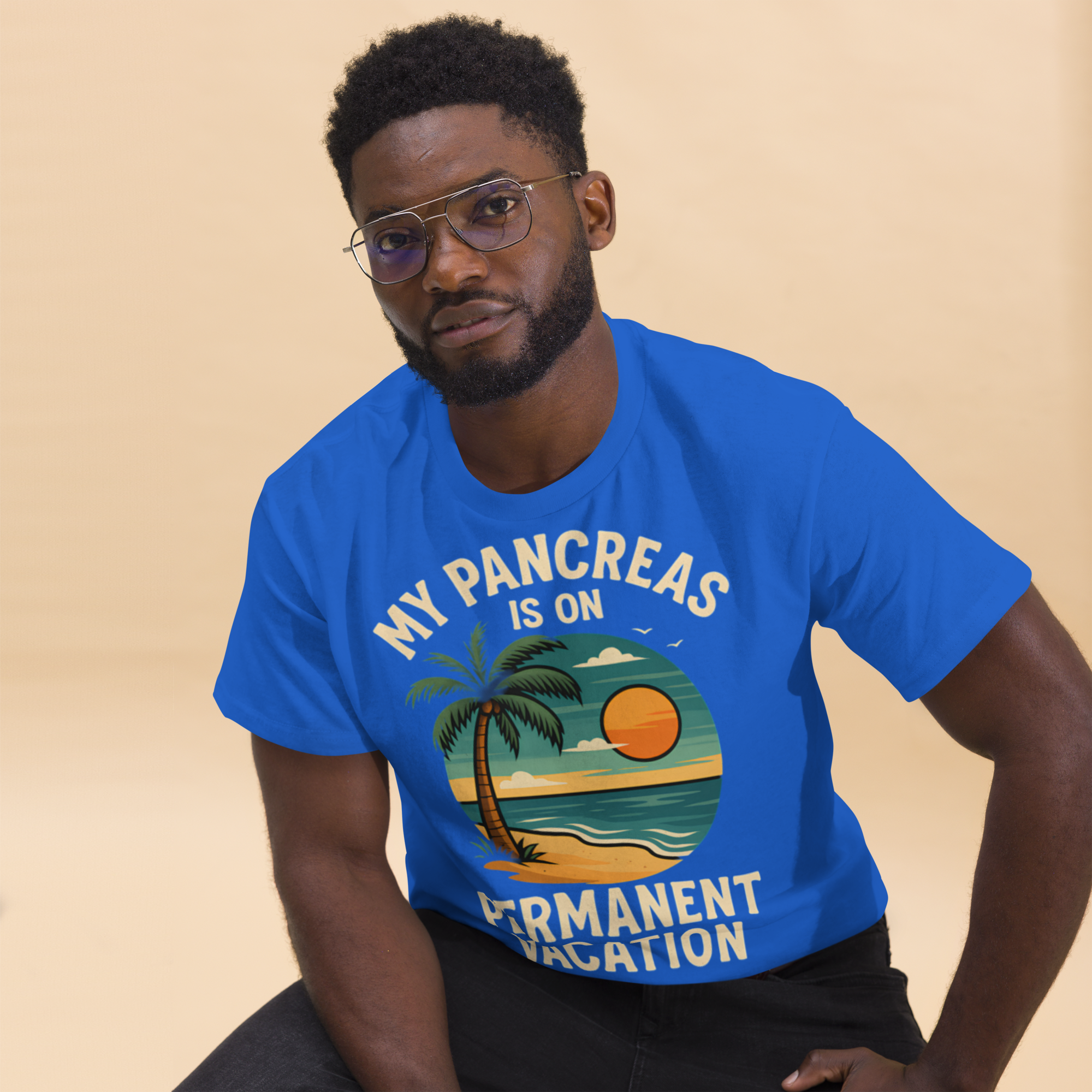 Pancreas on holiday - Male shirt