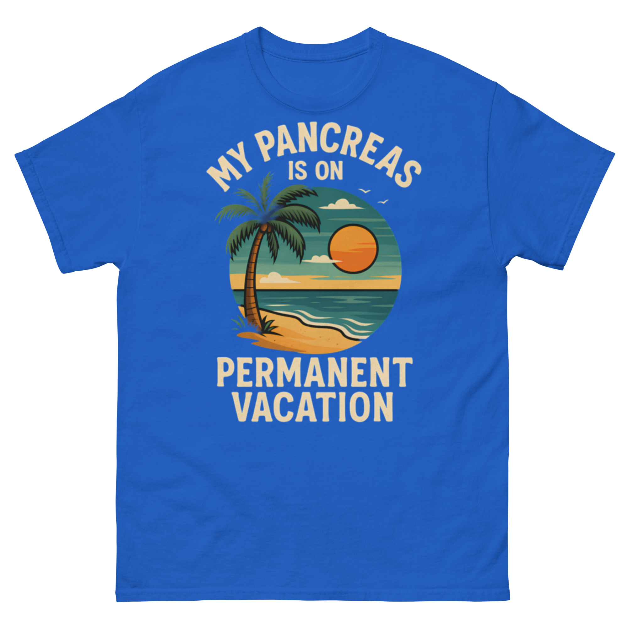 Pancreas on holiday - Male shirt