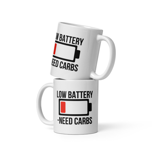 Low battery need carbs - Mug