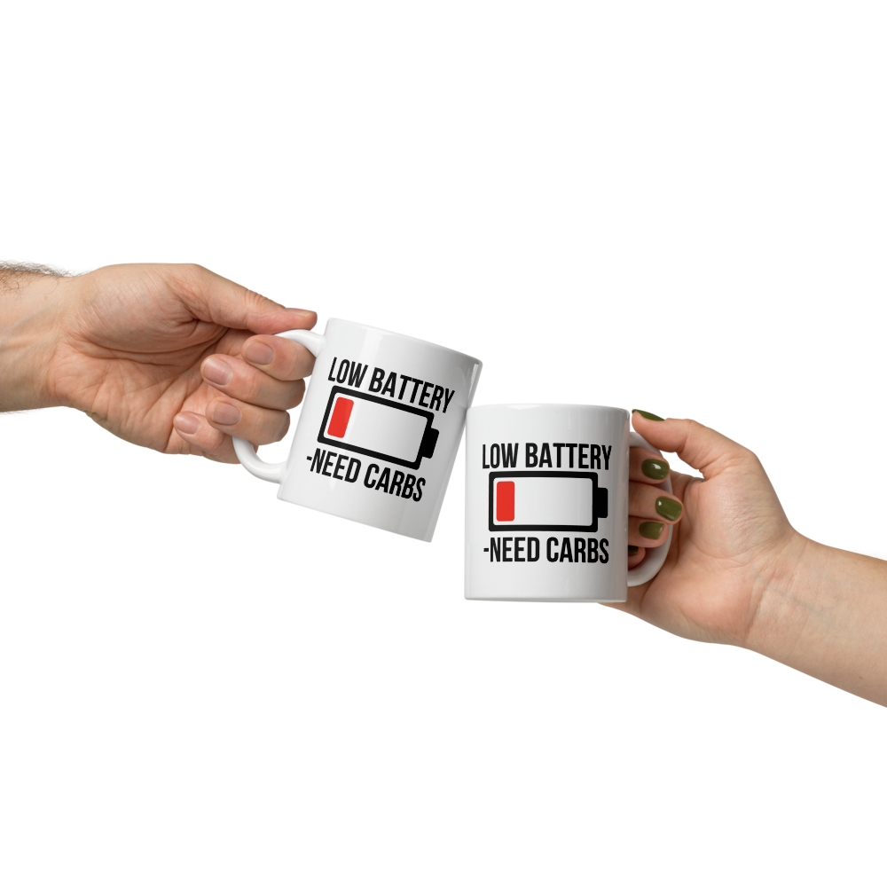 Low battery need carbs - Mug