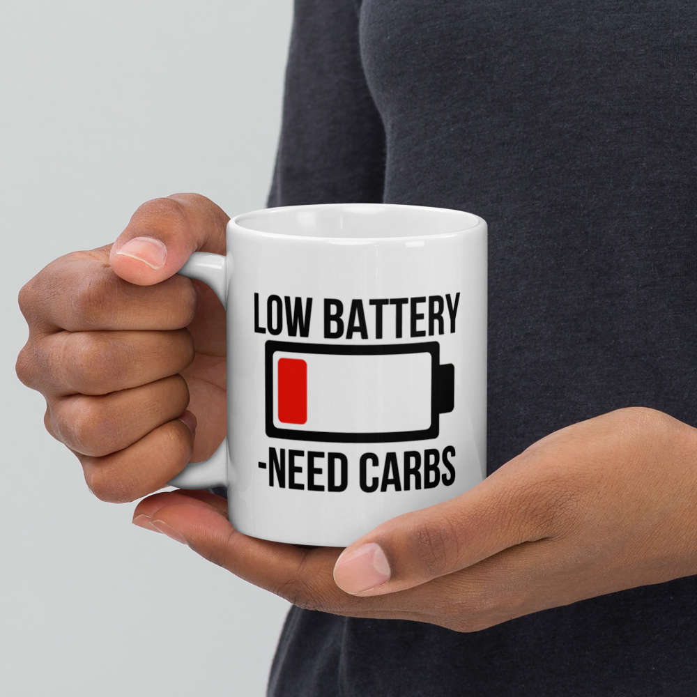 Low battery need carbs - Mug