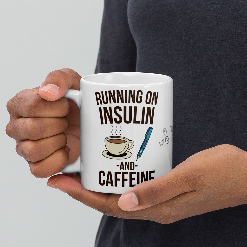 Running on insulin and caffeine - Mug