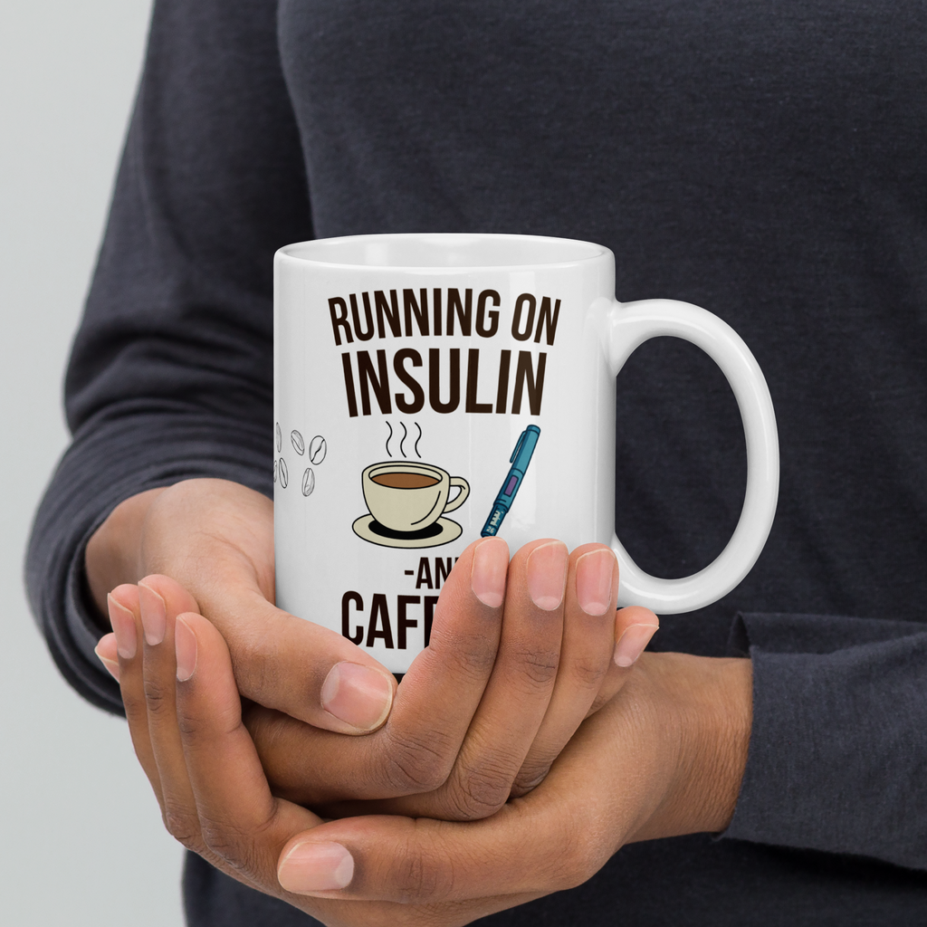 Running on insulin and caffeine - Mug