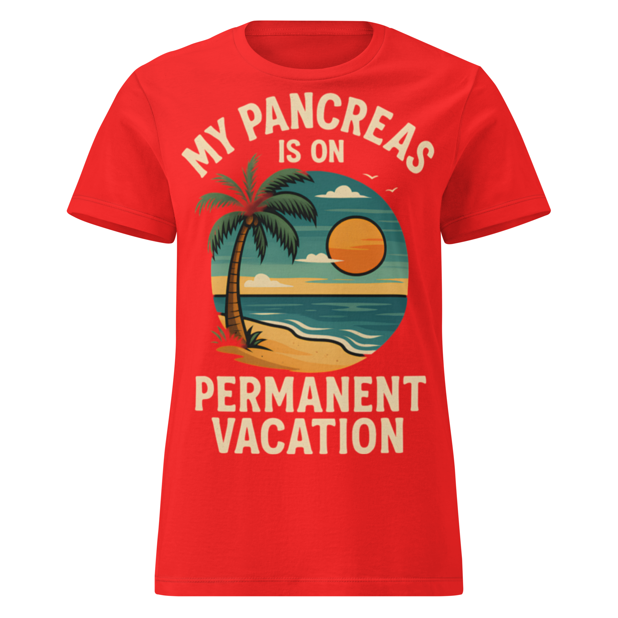 Pancreas on holiday - Female shirt