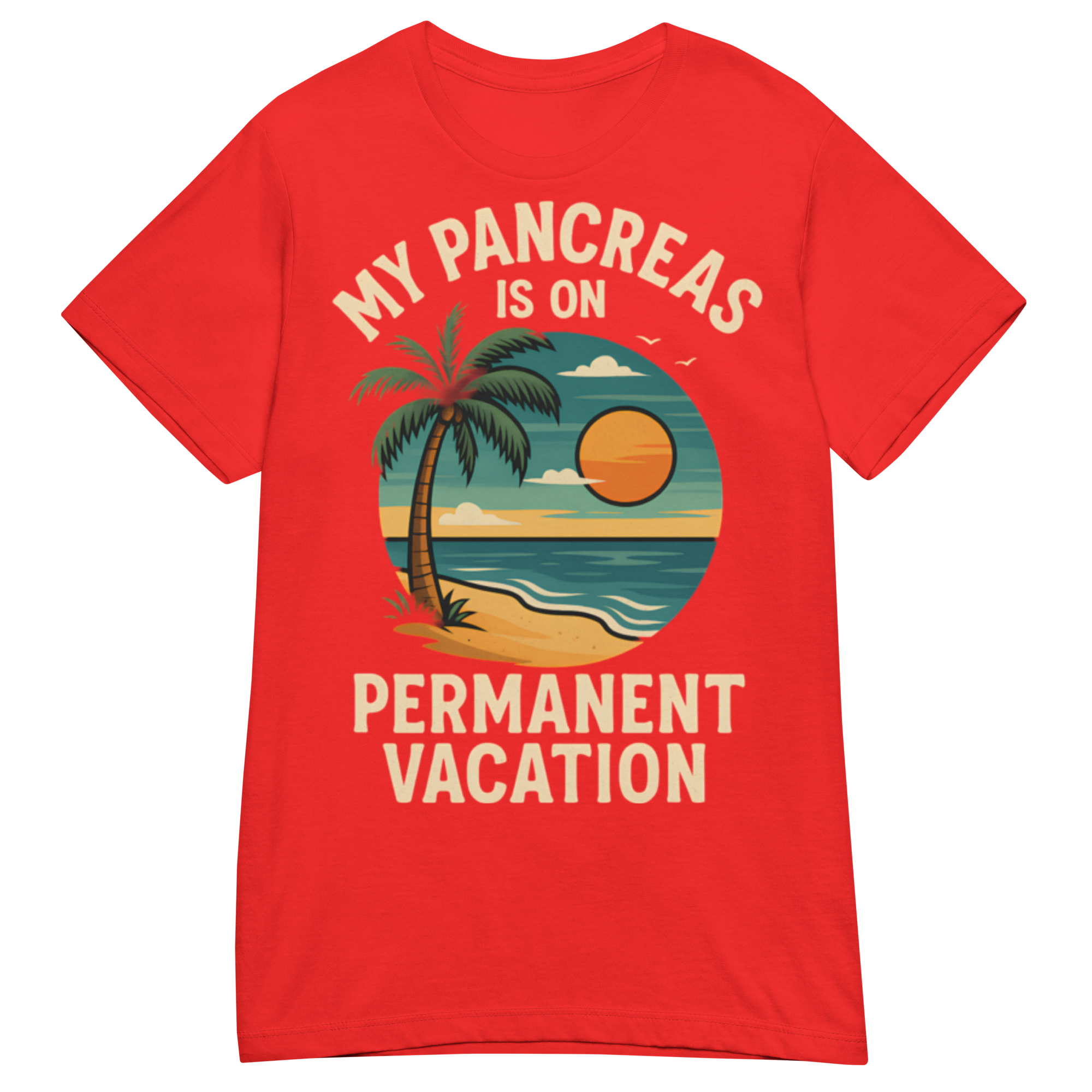 Pancreas on holiday - Female shirt