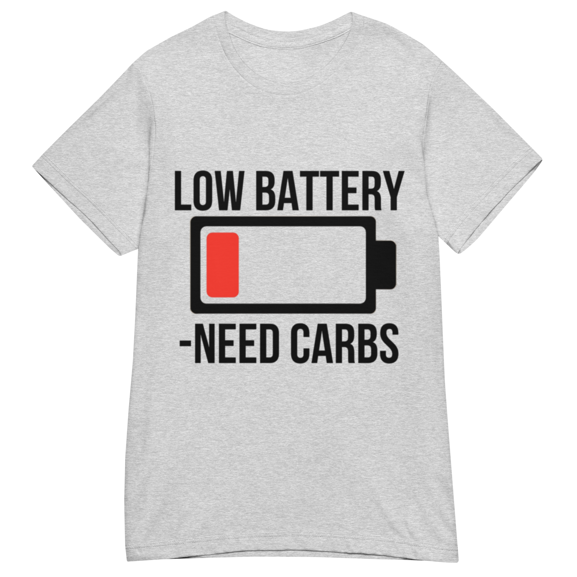 Low battery need carbs - Female shirt