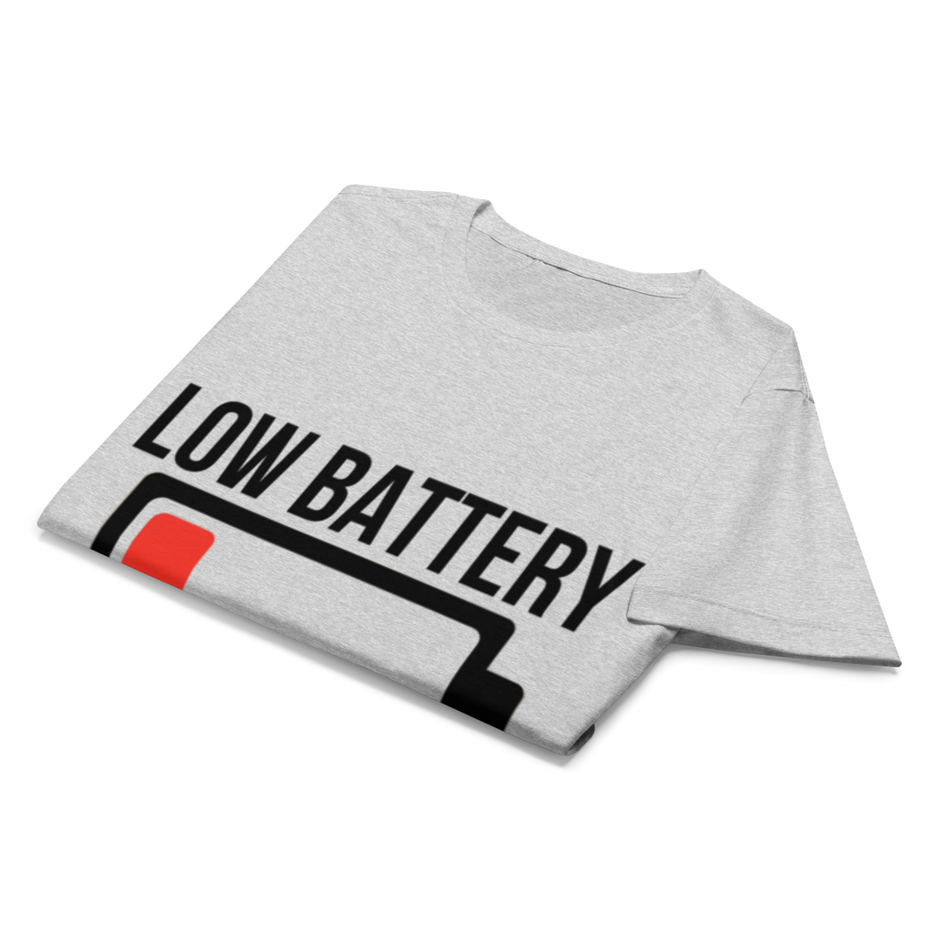 Low battery need carbs - Female shirt