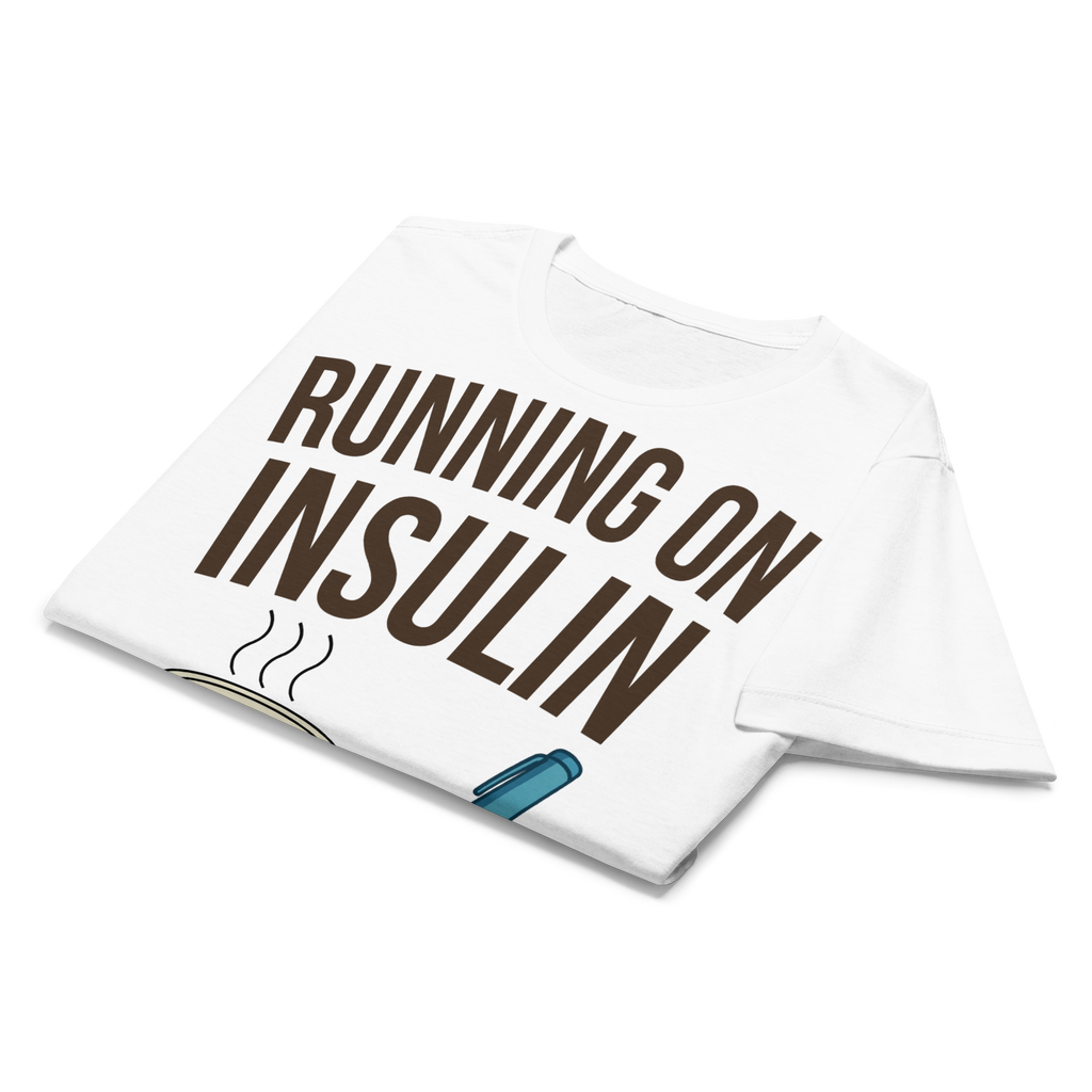 Running on insulin and caffeine - Male shirt