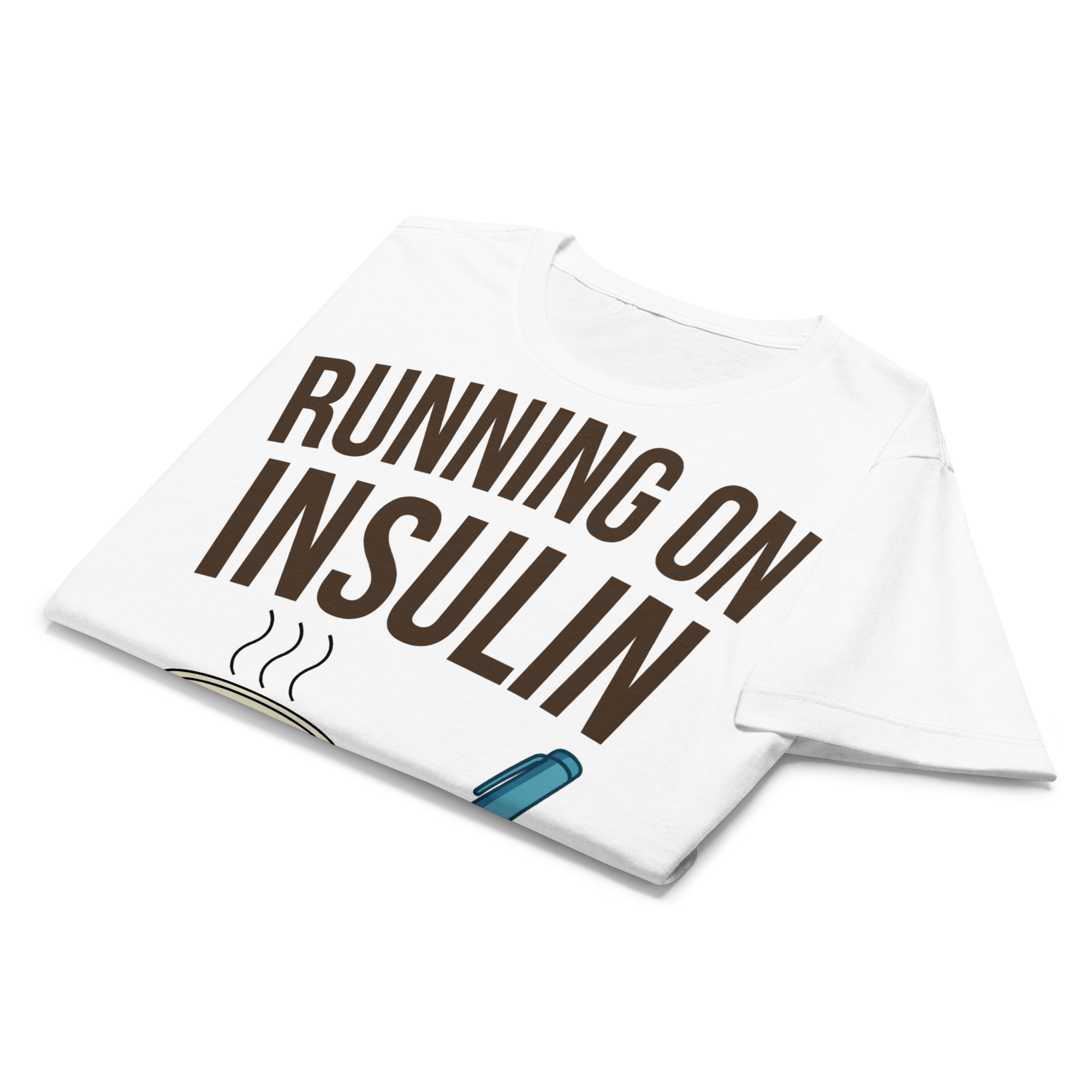 Running on insulin and caffeine - Female shirt