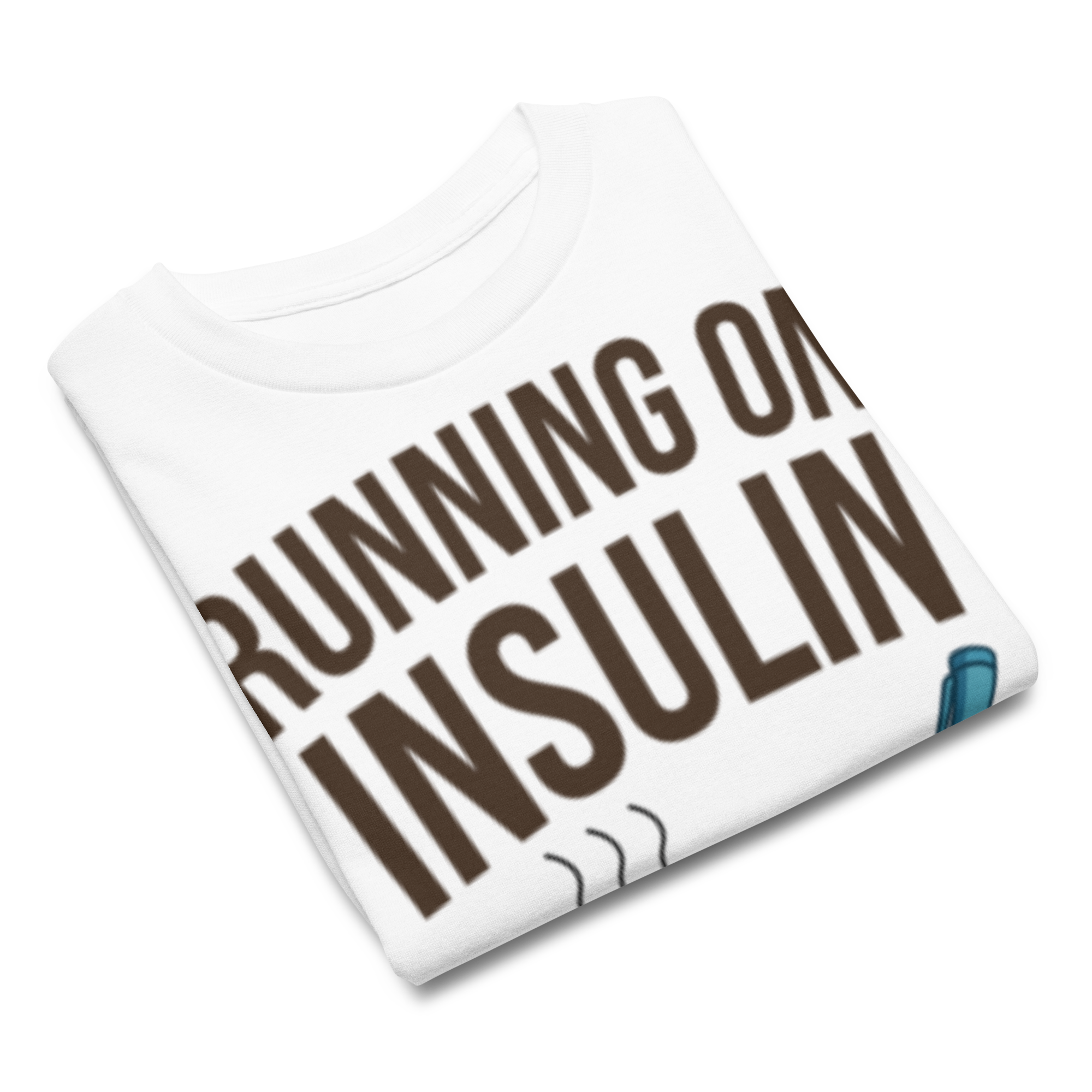 Running on insulin and caffeine - Youth shirt